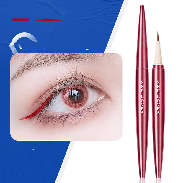 Liquid Eyeliner Pencil – Black Brown Extra Fine Tip for Lower Lashes & Precision