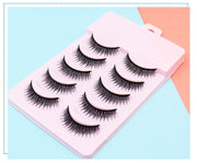 Natural Short Cross False Eyelashes – Handmade Fake Lashes for Daily Makeup (USA)