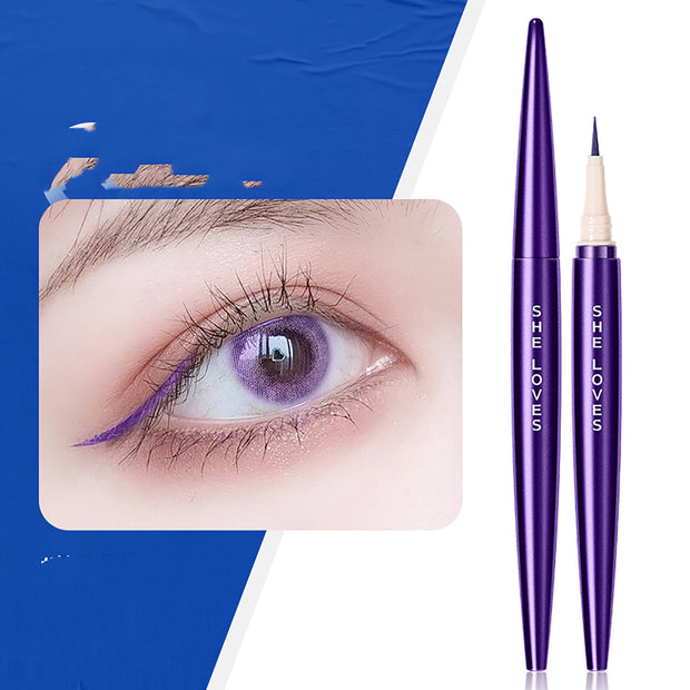 Liquid Eyeliner Pencil – Black Brown Extra Fine Tip for Lower Lashes & Precision