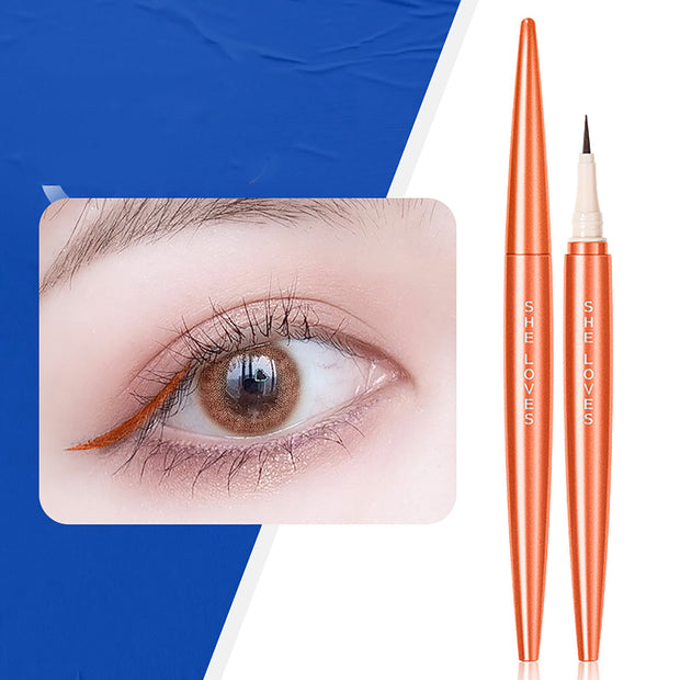 Liquid Eyeliner Pencil – Black Brown Extra Fine Tip for Lower Lashes & Precision