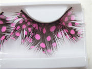 Two-Color Feather Eyelashes – Color Matching Fake Lashes for Bold Makeup Looks