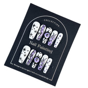 Mid-length Hand-painted Cartoon Fake Nails – Stylish Hand-worn Press-on Set