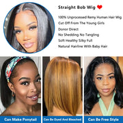 Glueless Wigs Human Hair Glueless Wig Human Hair Ready To Wear Bob Wig Human Hair Glueless Preplucked Human Wigs Ready To Go