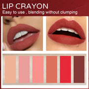 6 Colors Non-fading Lip Gloss Waterproof Lipstick Pen Matte Long-lasting Sexy Lip Gloss Beauty Matte Lip Liner Lip Makeup