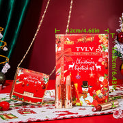 3 Colors Matte Lipstick Set Lip Stick with Red Chain Bag Package Non-Stick Cup Long Lasting Retractable Red Lipstick Set 3.5gx3