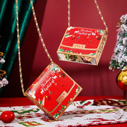 3 Colors Matte Lipstick Set Lip Stick with Red Chain Bag Package Non-Stick Cup Long Lasting Retractable Red Lipstick Set 3.5gx3