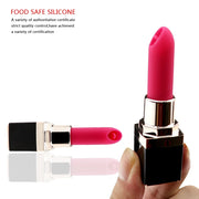 Mini Lipstick Vibrator Portable Bullet G-Spot Massage Clitoral Stimulator Rechargeable Sex Products Female Sex Toy