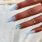 Handmade Press On Nails – Luxury 3D Custom Hand-painted UV Finish False Nails