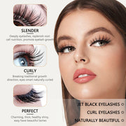 Full English Thick Long Curling Eyelashes – Dramatic, Natural Look & Reusable Lashes