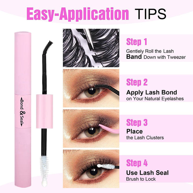 DIY Cluster Lashes – Mixed Package False Eyelashes for Custom Lash Extensions